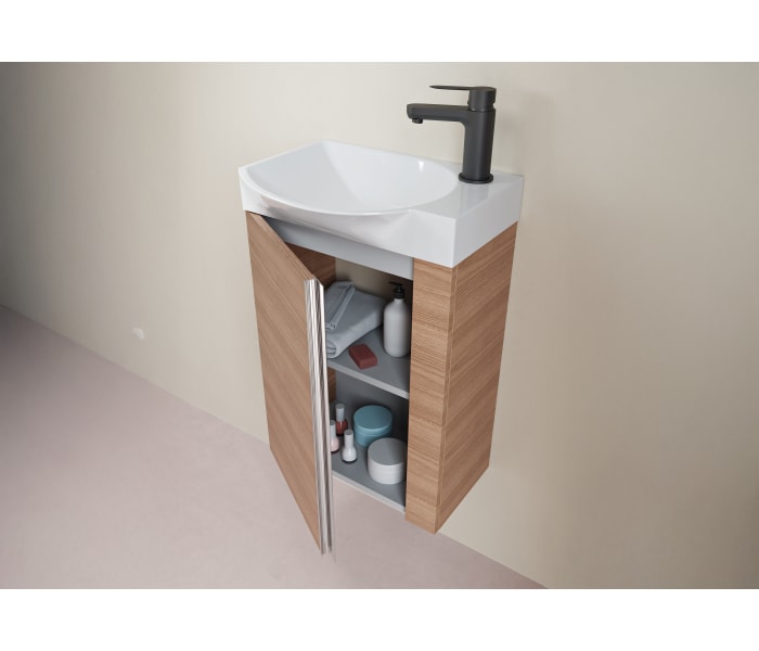 Conjunto completo mueble de baño fondo reducido 34 cm Royo Elegance Detalle 8