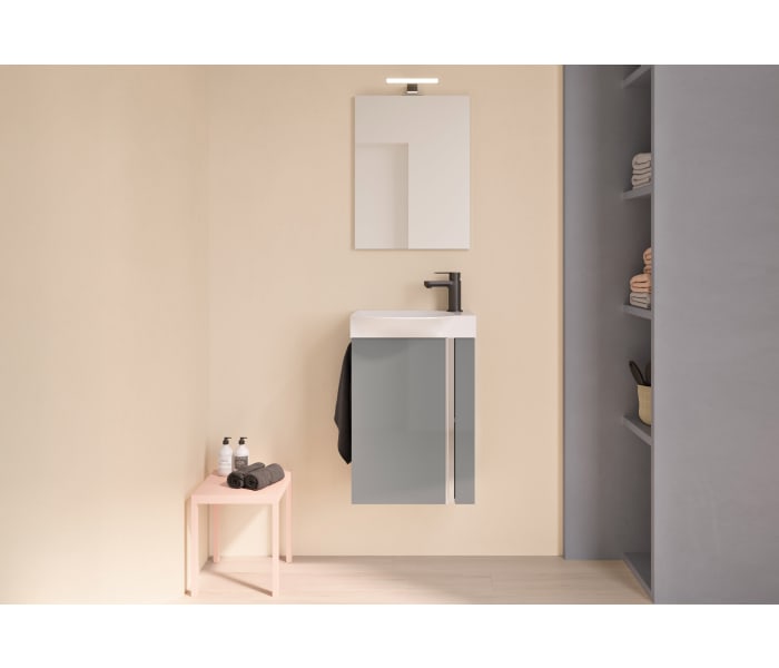 Conjunto completo mueble de baño fondo reducido 34 cm Royo Elegance Principal 1