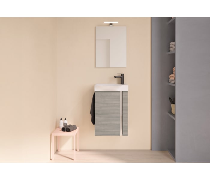 Conjunto completo mueble de baño fondo reducido 34 cm Royo Elegance Principal 3