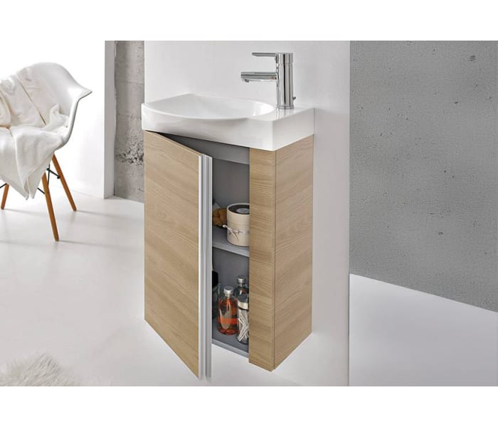 Conjunto completo mueble de baño fondo reducido 34 cm Royo Elegance Detalle 6