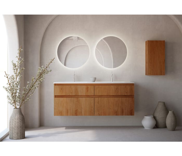 Conjunto de mueble de baño madera maciza Bruntec Alpes 7 Principal 0