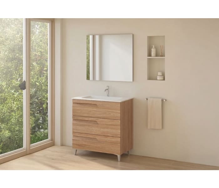 Conjunto mueble de baño fondo reducido 39 cm Royo Vitale Principal 6