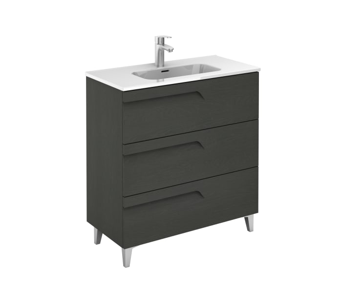 Conjunto mueble de baño fondo reducido 39 cm Royo Vitale 3d 14