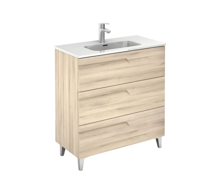 Conjunto mueble de baño fondo reducido 39 cm Royo Vitale 3d 15