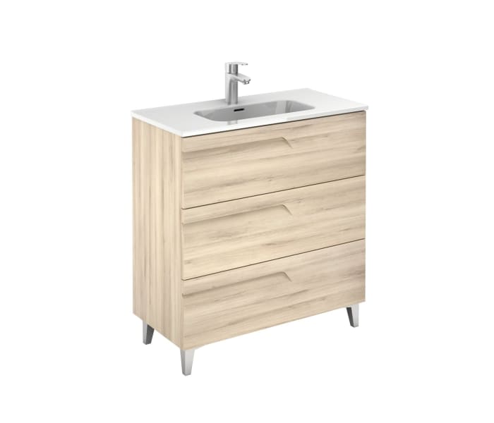 Conjunto mueble de baño fondo reducido 39 cm Royo Vitale 3d 12