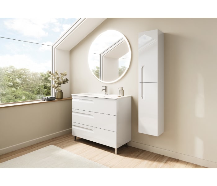 Conjunto mueble de baño fondo reducido 39 cm Royo Vitale Principal 3