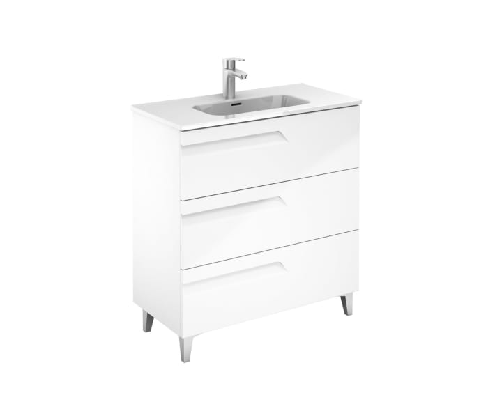 Conjunto mueble de baño fondo reducido 39 cm Royo Vitale 3d 13