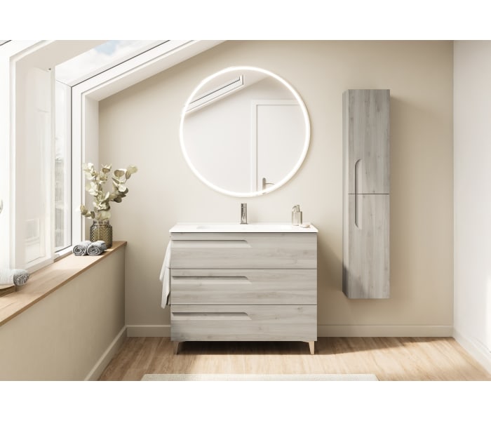 Conjunto mueble de baño fondo reducido 39 cm Royo Vitale Principal 4