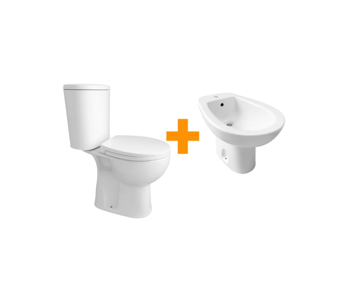 Pack Inodoro + bidé Bruntec New Bolonia Principal 1