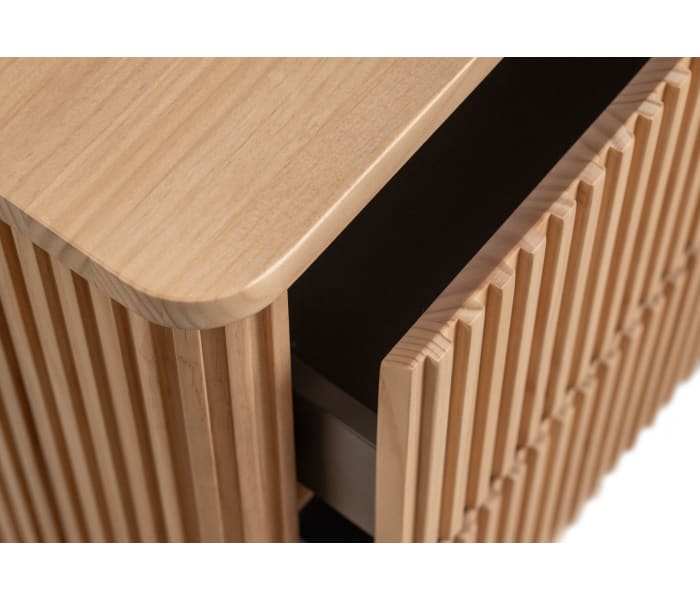 Mueble de baño con encimera de madera maciza Bruntec Baviera Detalle 6