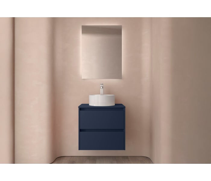 Mueble de baño con encimera de madera Salgar Noja Ambiente 10