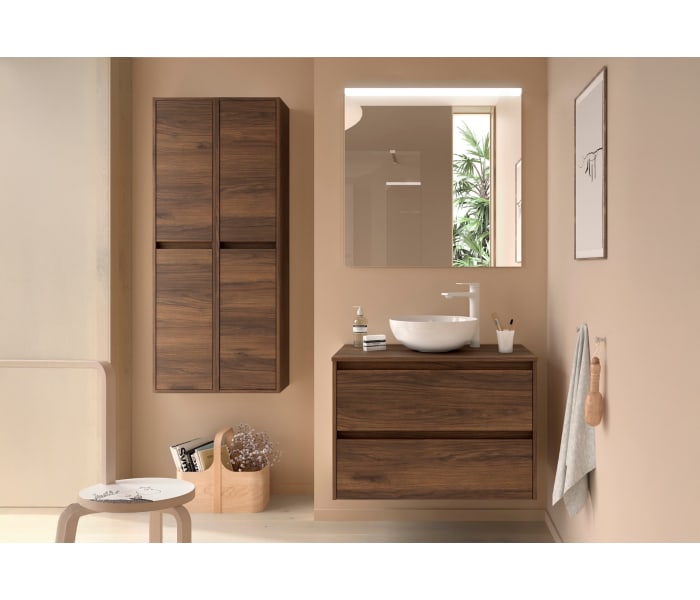 Mueble de baño con encimera de madera Salgar Noja Principal 4