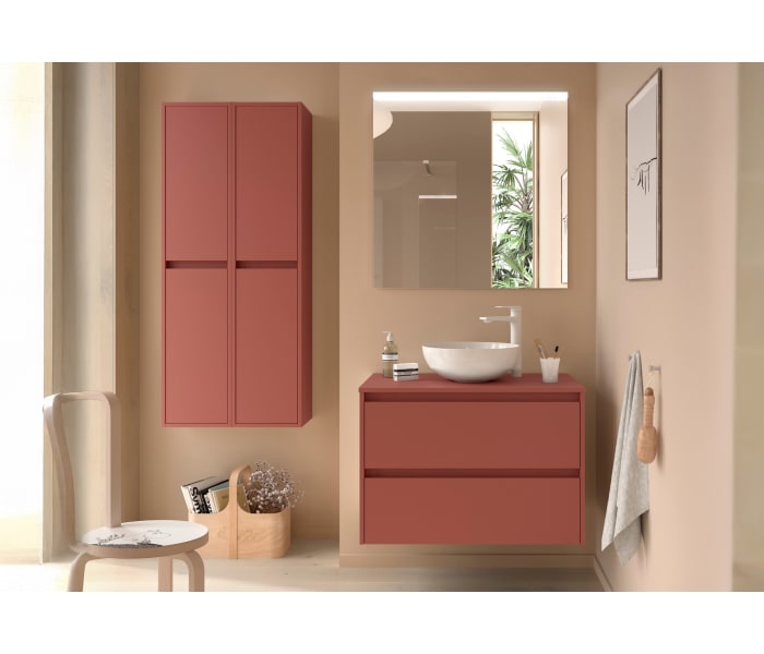 Mueble de baño con encimera de madera Salgar Noja Principal 5