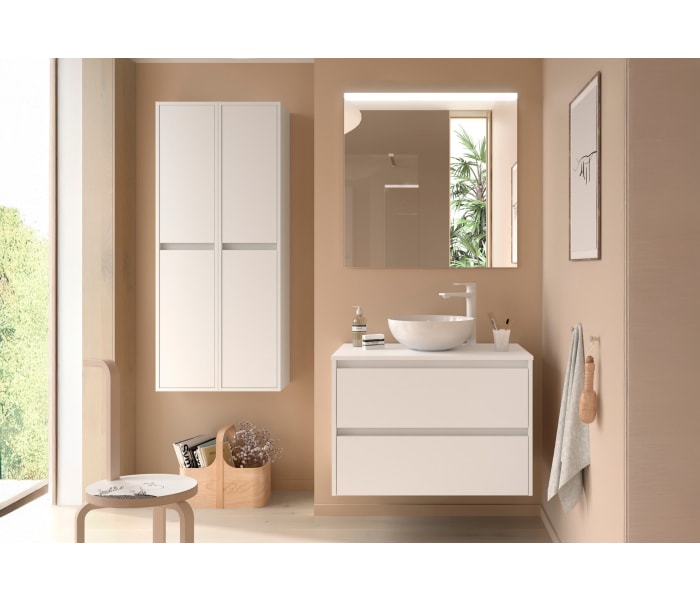 Mueble de baño con encimera de madera Salgar Noja Principal 2