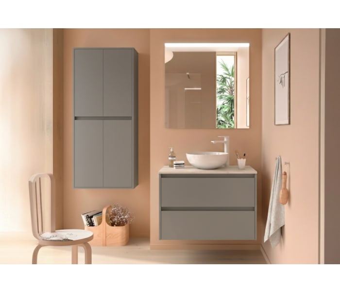 Mueble de baño con encimera de madera Salgar Noja Principal 9