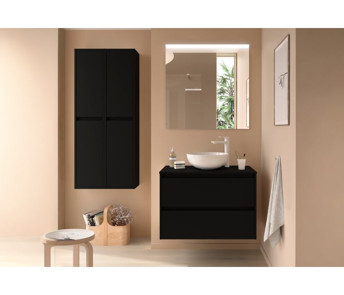 Mueble de baño con encimera de madera Salgar Noja Principal 7