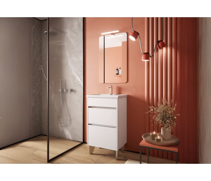 Conjunto mueble de baño fondo reducido 41cm Coycama Berna Principal 1