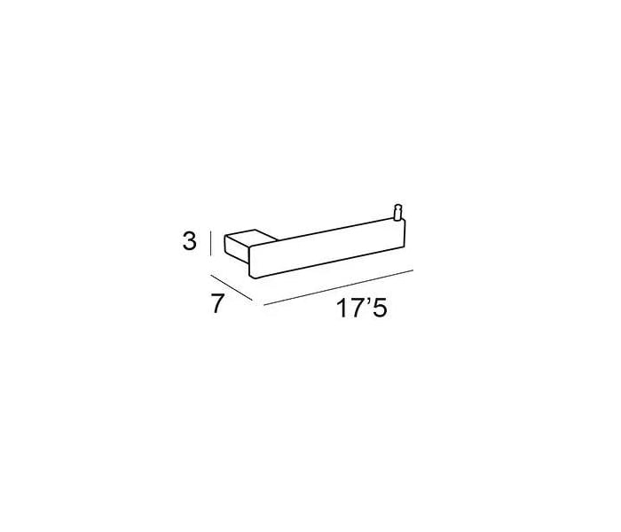 Portarrollos de baño Manillons Torrent Natura 1900 Croquis 1