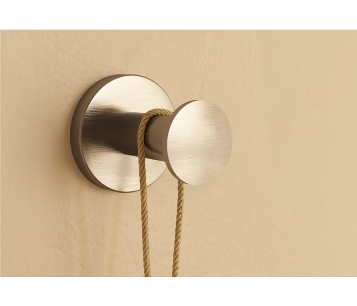 Colgador de baño mampara inox mate cepillado Architect S+ de Cosmic