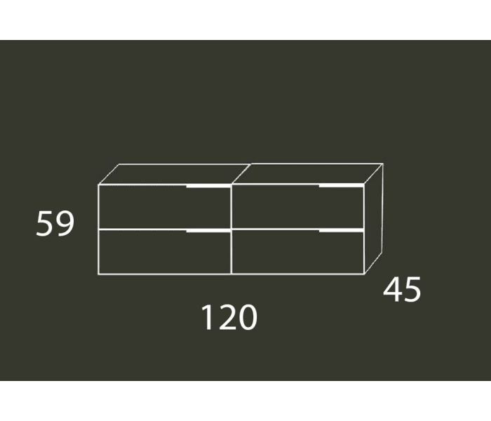 Conjunto mueble de baño Bruntec Zahara Croquis 3