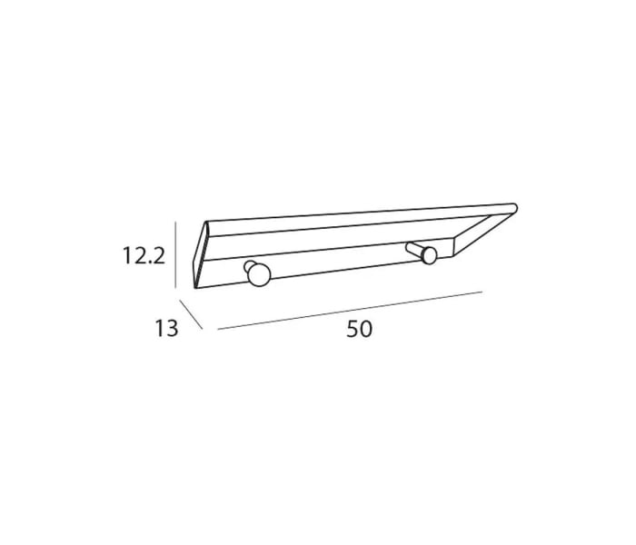 Toallero múltiple de baño Manillons Torrent Luxor Croquis 1