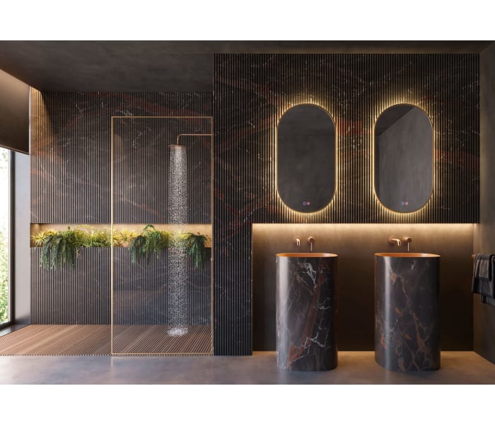 Espejo de baño con luz LED Ledimex Tokyo Ambiente 7
