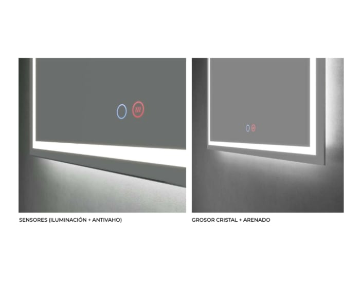 Espejo de baño con luz LED Ledimex Holanda Detalle 6