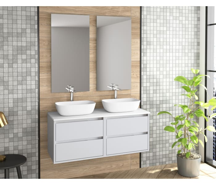 Mueble de baño con encimera de resina Bruntec Boston Principal 1