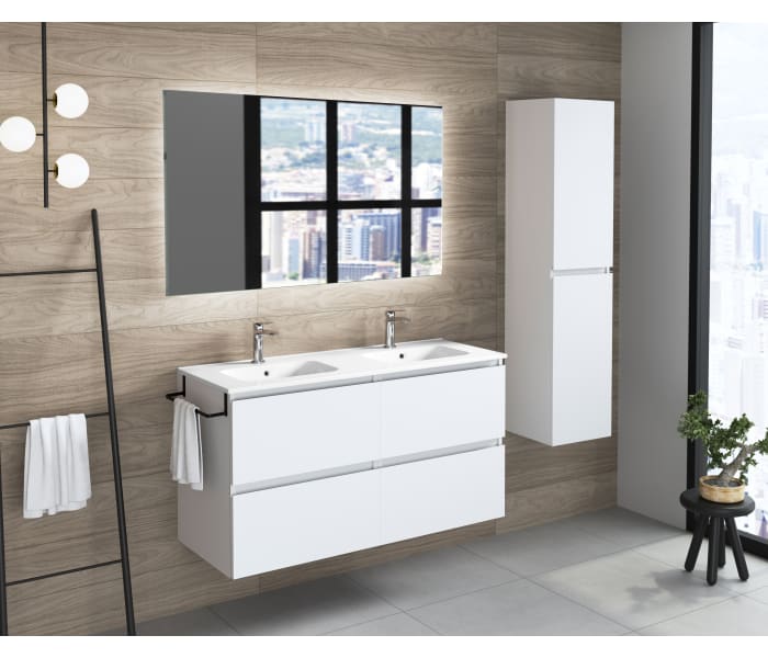 Mueble de baño de suelo Dundee color Roble Otippo de 70 cm