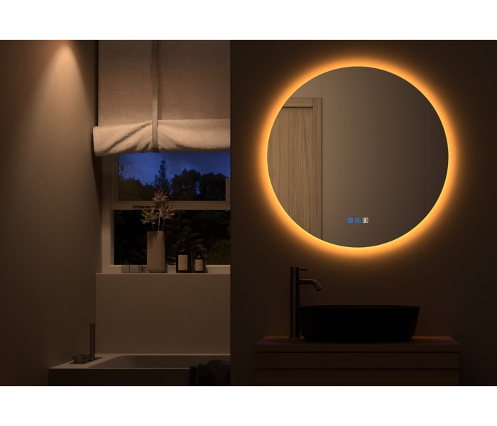 Espejo de baño con luz LED Bruntec Sun ST Principal 5