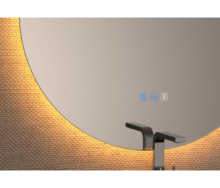 Espejo de baño con luz LED Bruntec Sun ST Detalle 9