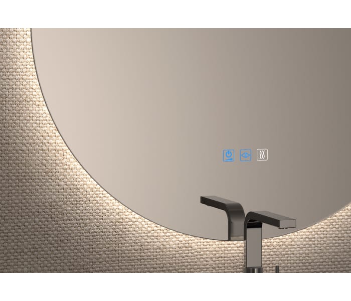 Espejo de baño con luz LED Bruntec Sun ST Detalle 7