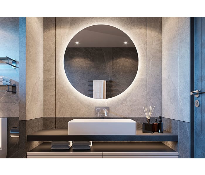 Espejo de baño con luz LED Bruntec Sun ST Principal 0