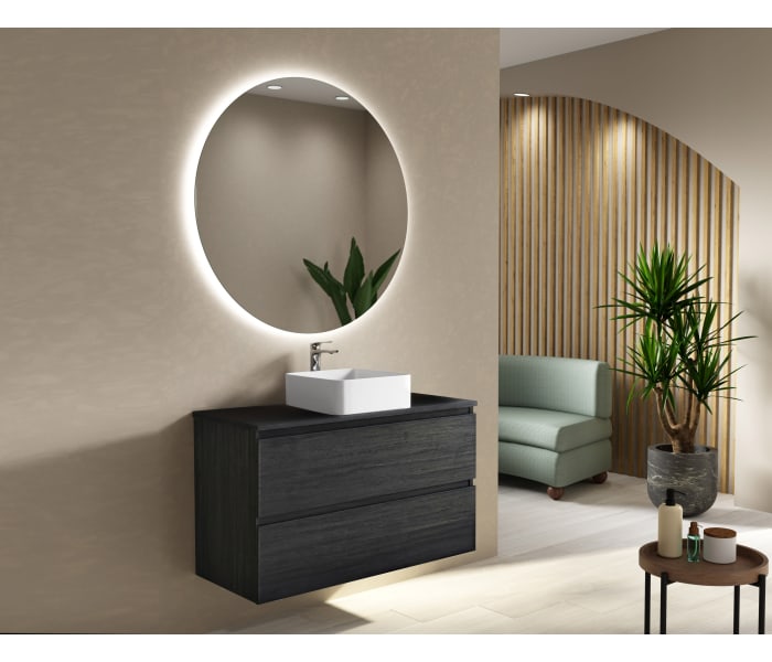 Mueble de baño con encimera de madera Bruntec Roma Principal 5