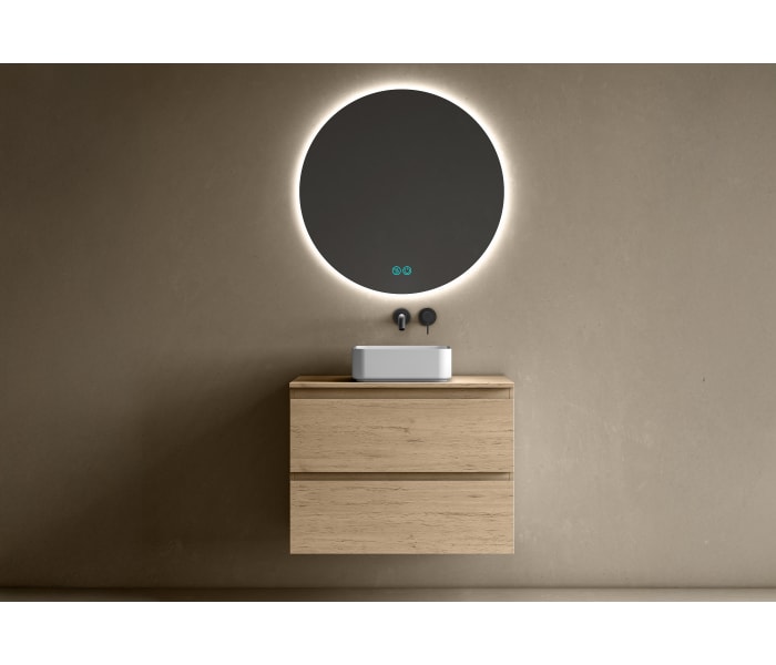 Mueble de baño con encimera de madera Bruntec Roma Principal 8