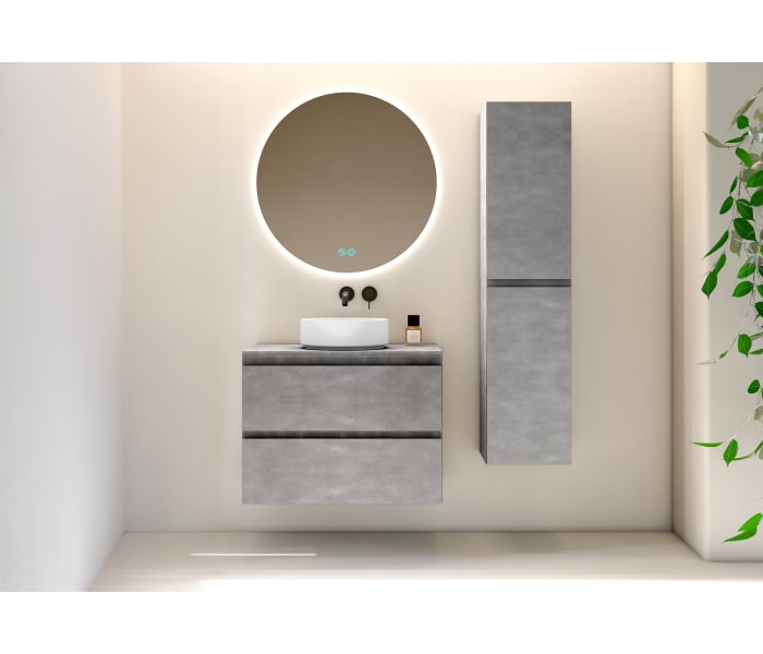 Mueble de baño con encimera de madera Bruntec Roma Principal 9