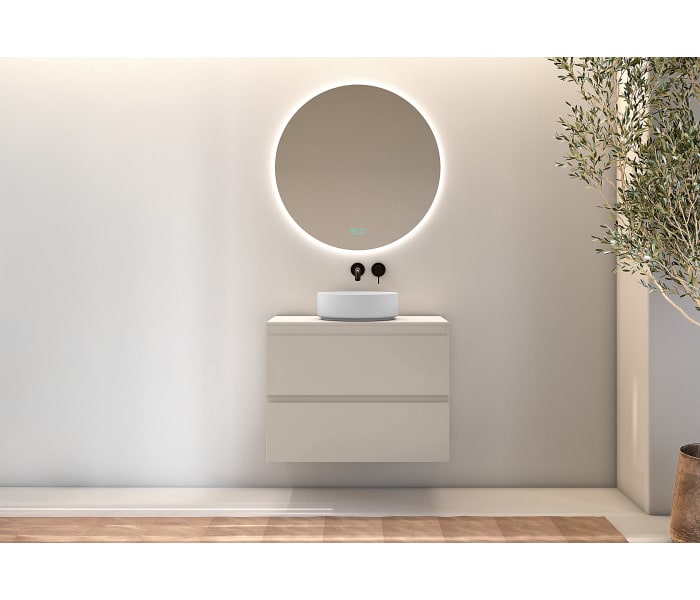 Mueble de baño con encimera de madera Bruntec Roma Principal 6