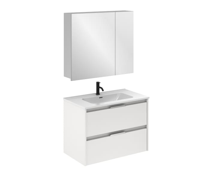 Conjunto mueble de baño Amizuva Suki 3d 24