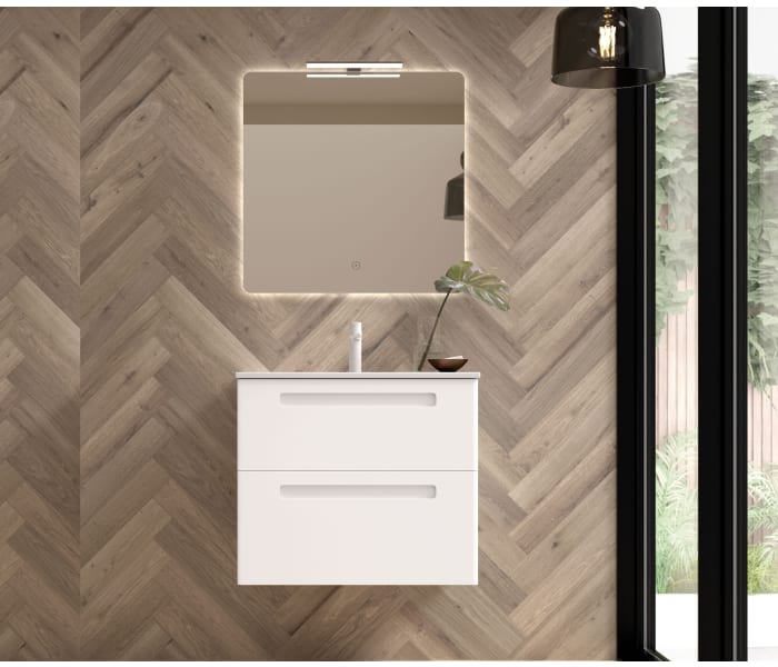 Conjunto mueble de baño de fondo reducido 39 cm Ávila Dos Paris Principal 0