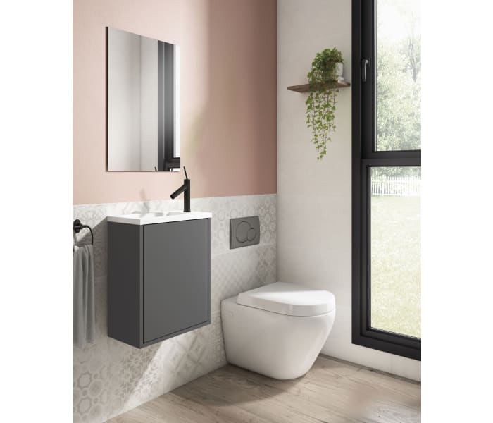 Conjunto mueble de baño de fondo reducido 22 cm Visobath Loft Principal 0