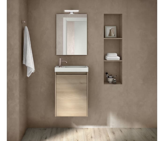 Conjunto completo mueble de baño fondo reducido 27,5 cm Royo Enjoy Principal 2