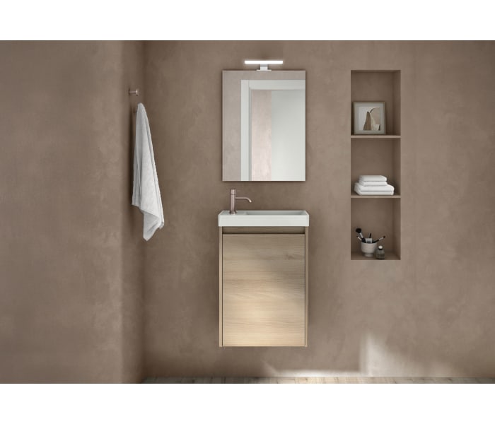 Conjunto completo mueble de baño fondo reducido 27,5 cm Royo Enjoy Principal 1
