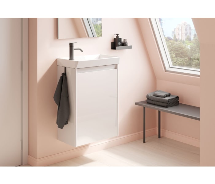 Conjunto completo mueble de baño fondo reducido 27,5 cm Royo Enjoy Detalle 8