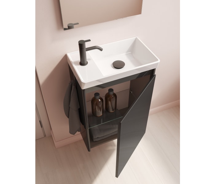 Conjunto completo mueble de baño fondo reducido 27,5 cm Royo Enjoy Detalle 4