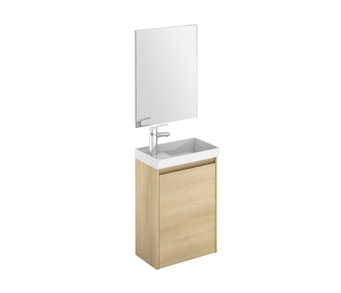 Conjunto completo mueble de baño fondo reducido 27,5 cm Royo Enjoy 3d 11