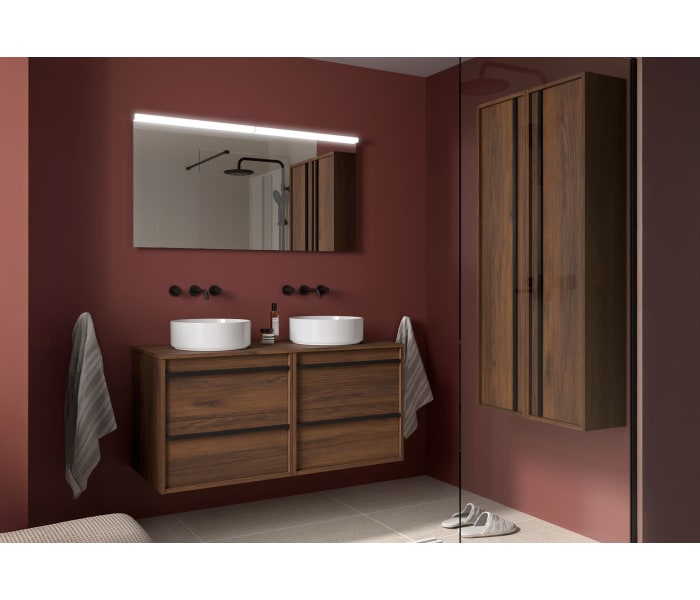 Mueble de baño con encimera de madera Salgar Attila Principal 3