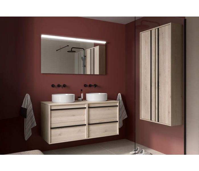Mueble de baño con encimera de madera Salgar Attila Principal 2