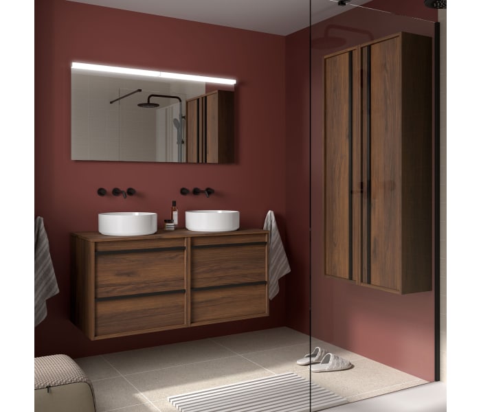 Mueble de baño con encimera de madera Salgar Attila Principal 4