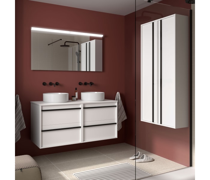 Mueble de baño con encimera de madera Salgar Attila Principal 1