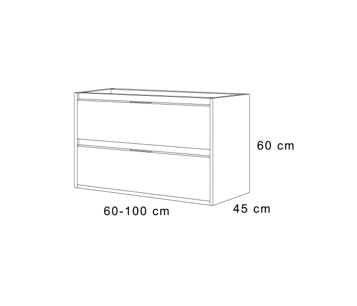 Mueble de baño Bruntec Artemisa Croquis 10